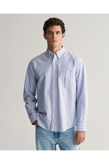 GANT Casual-Hemd gestreift Relaxed Fit
