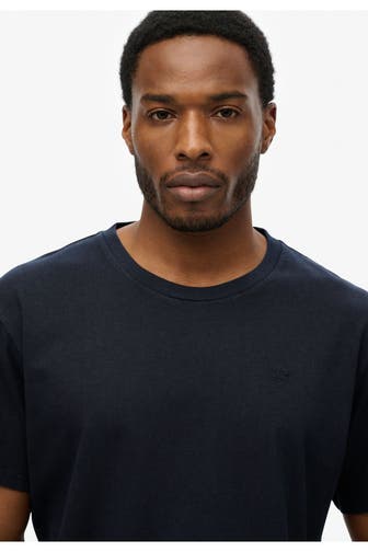SUPERDRY T-Shirt 'Essentials Relaxed' schwarzblau