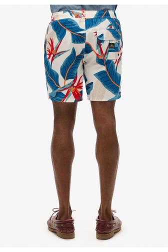 SUPERDRY Badeshorts gemustert