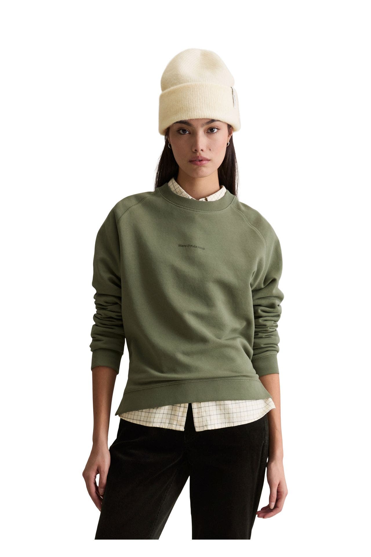MARC O'POLO DENIM Sweatshirt smaragdgrün, Bild 1
