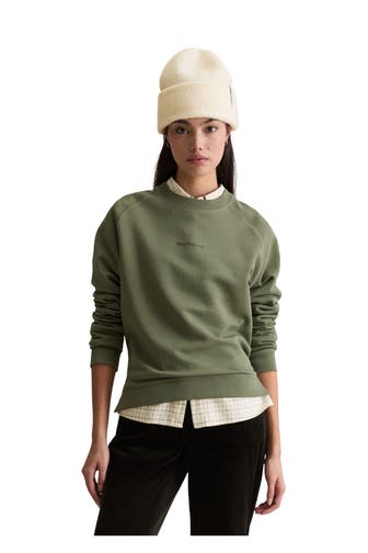 MARC O'POLO DENIM Sweatshirt smaragdgrün