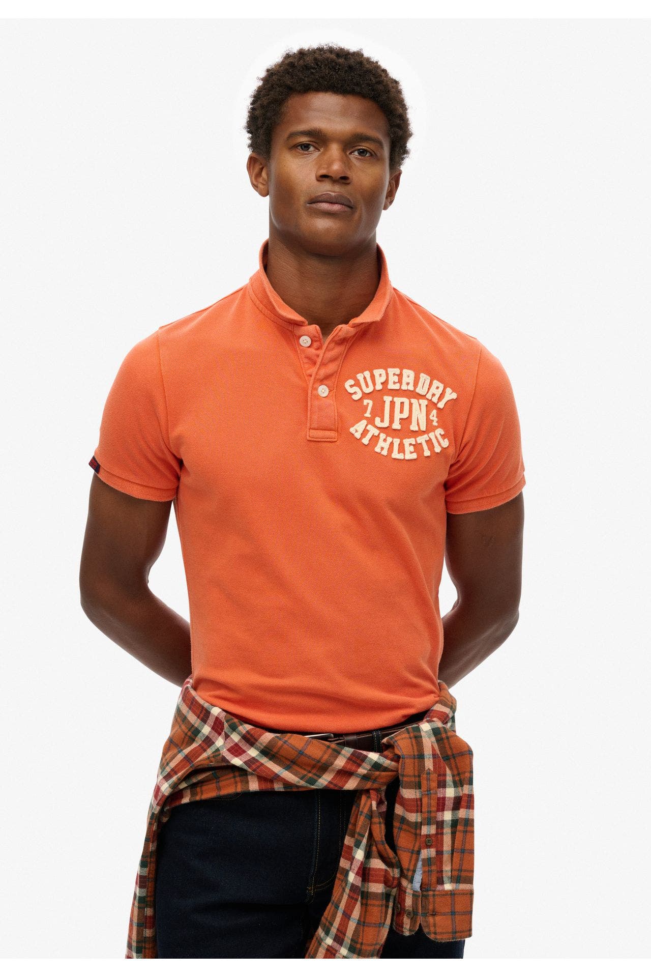 SUPERDRY Polo-Shirt orange, Bild 1