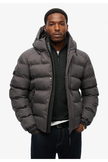 SUPERDRY Steppjacke grau