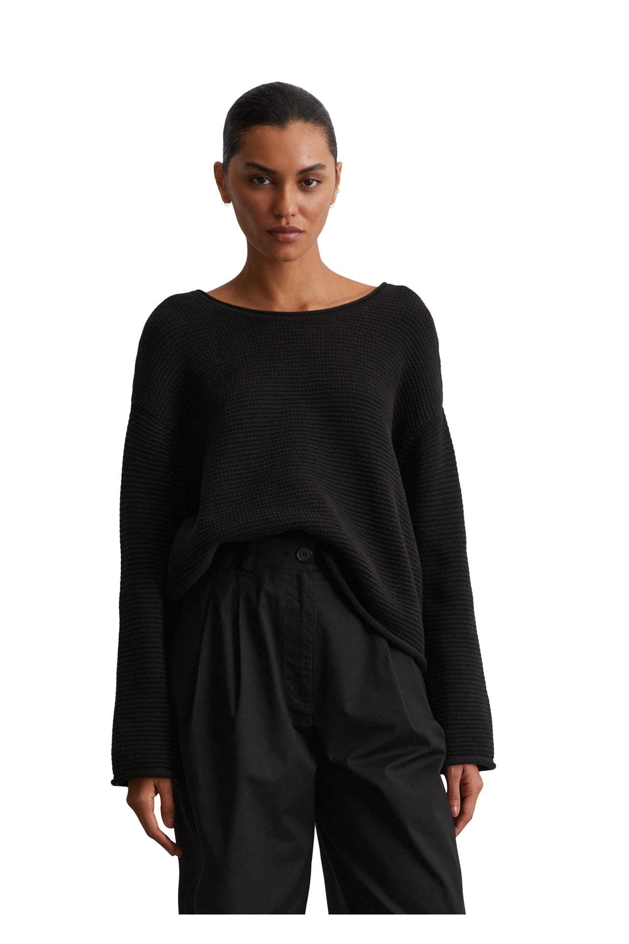 MARC O'POLO Strickpullover schwarz, Bild 1