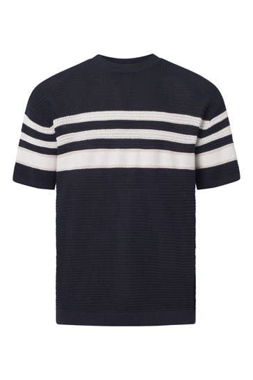 STRELLSON Strickshirt gestreift