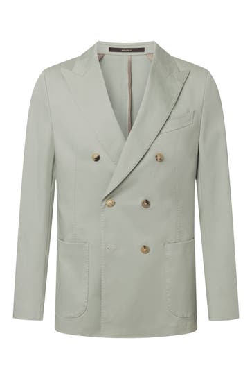 WINDSOR. Business-Sakko Salerno mintgrün Regular Fit