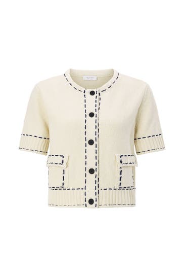 RICH & ROYAL Strickjacke zweifarbig