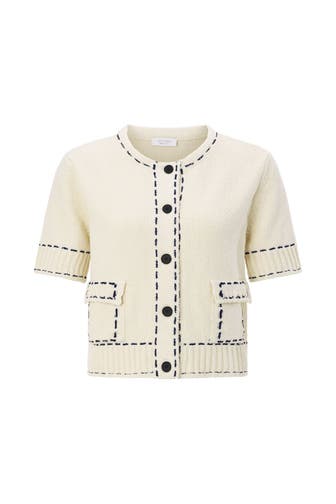 RICH & ROYAL Strickjacke zweifarbig