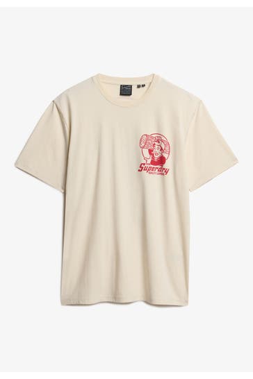 SUPERDRY T-Shirt sand
