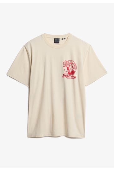 SUPERDRY - T-Shirt sand