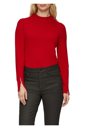 S.OLIVER BLACK LABEL Strickpullover rot