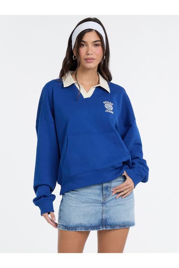 GUESS Sweatshirt königsblau