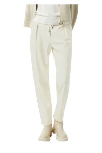 COMMA, Stoffhose weiß