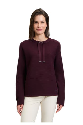 BETTY BARCLAY Strickpullover aubergine