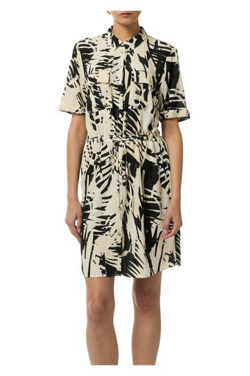 COMMA, Blusenkleid gemustert