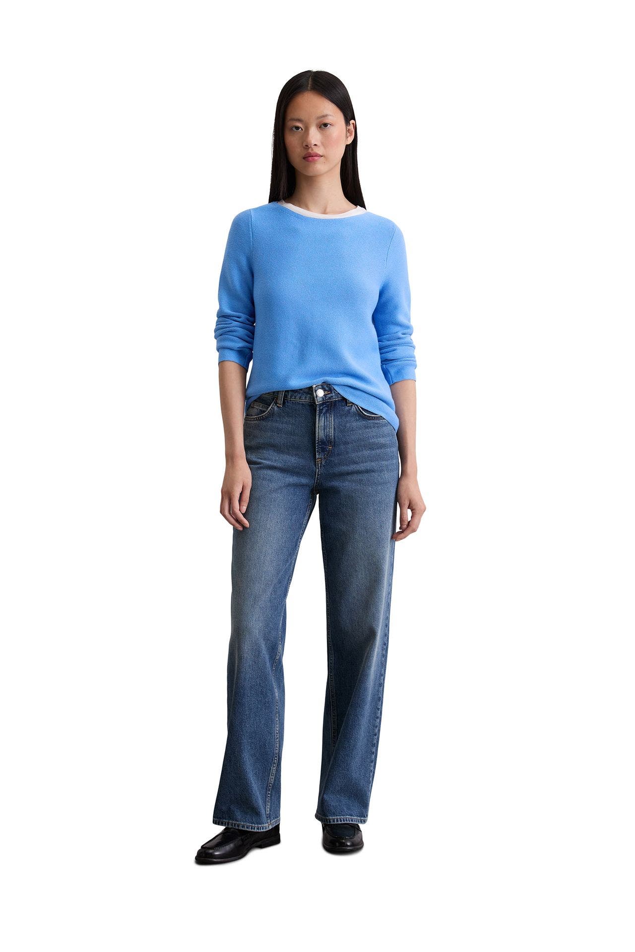 MARC O'POLO Strickpullover blau, Bild 1
