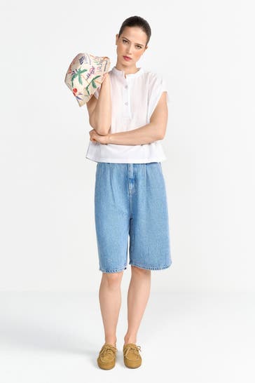 RICH & ROYAL Blusentop weiß