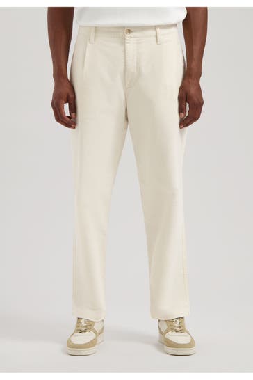 DSTREZZED Cordhose 'Henry' weiß