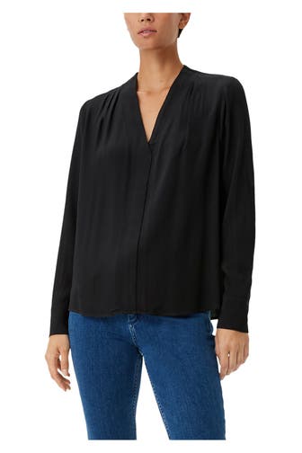 COMMA, Casual-Bluse schwarz