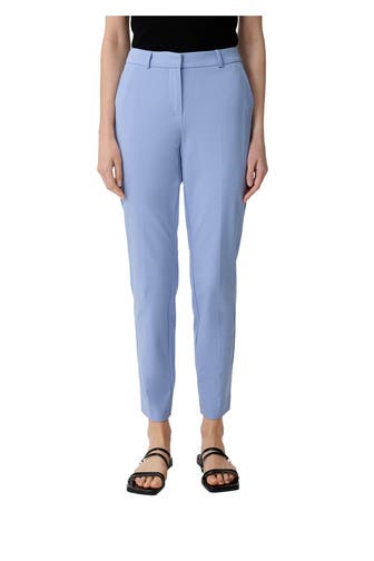 COMMA, Stoffhose taubenblau