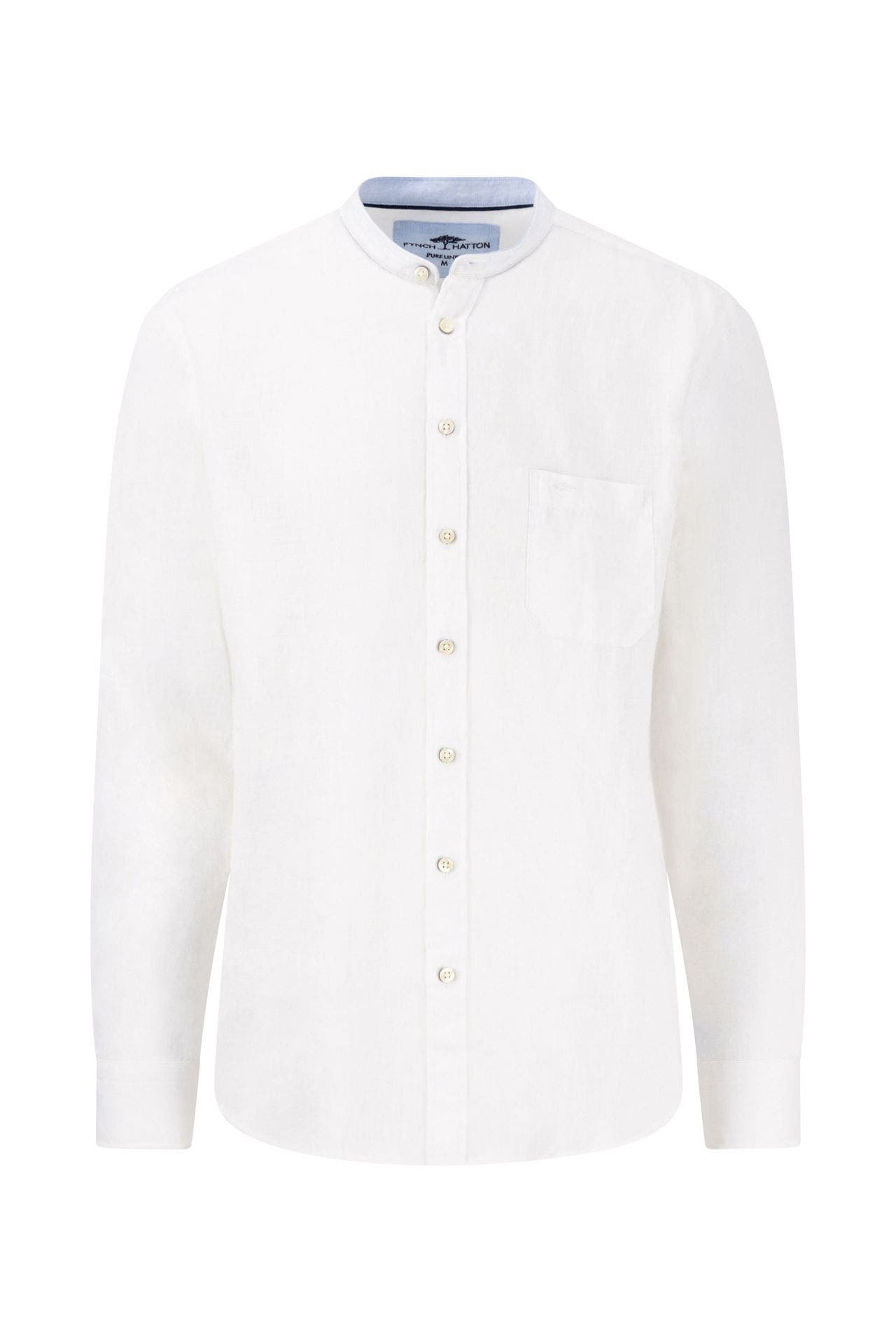 FYNCH-HATTON Leinenhemd weiß Slim Fit, Bild 1