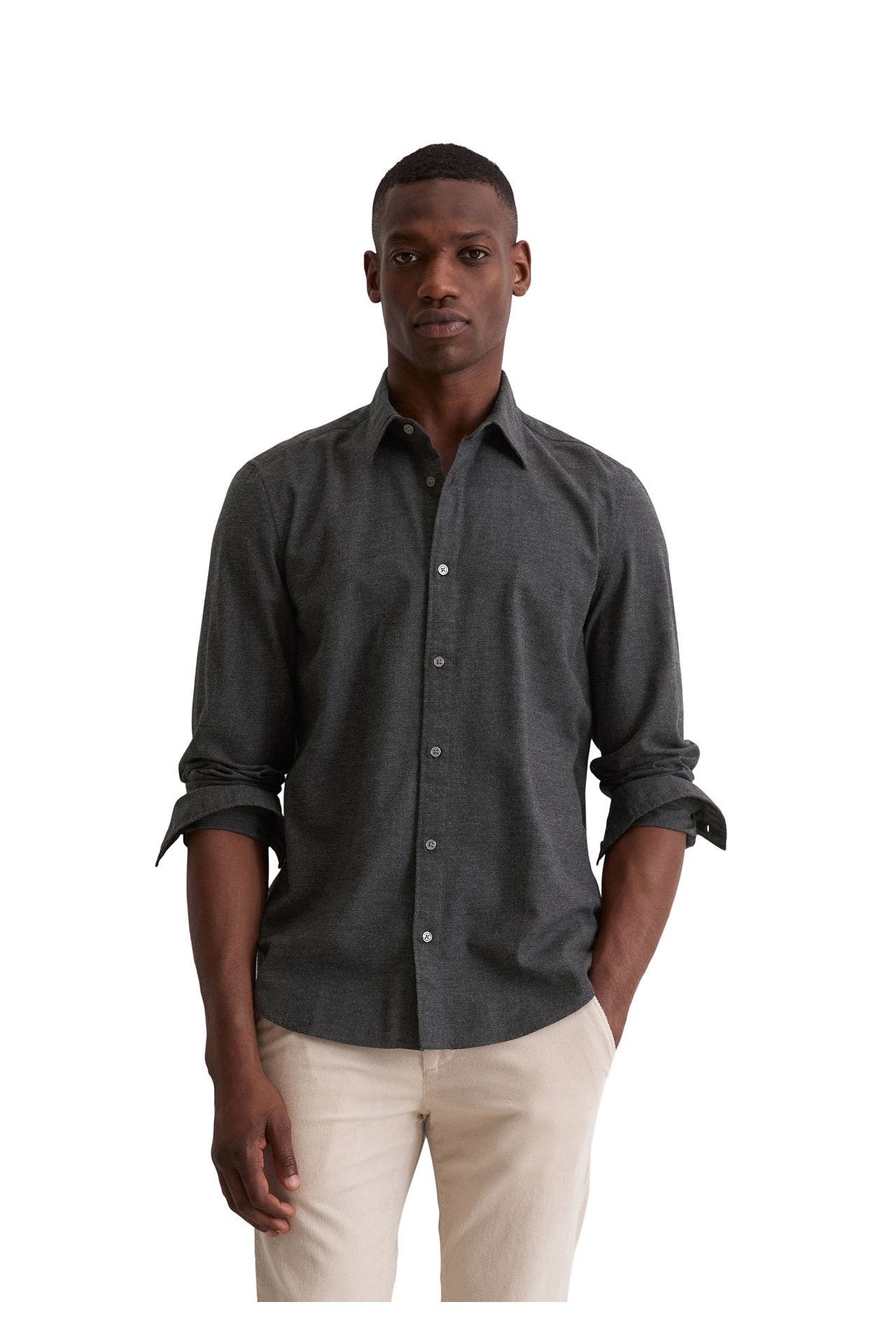 MARC O'POLO Casual-Hemd gemustert Shaped Fit, Bild 1