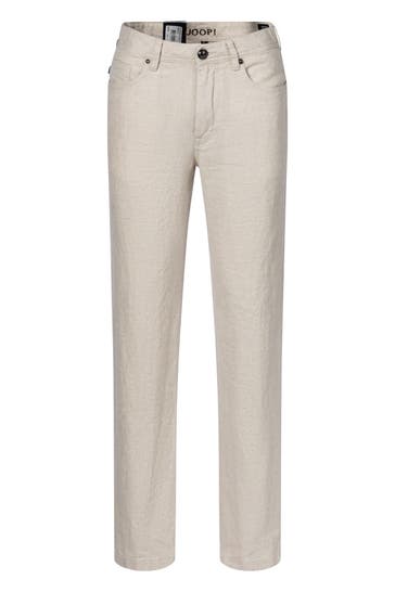 JOOP! Leinenhose 'Fortres' beige