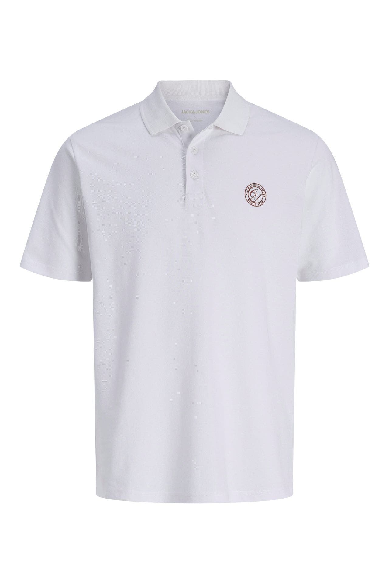 JACK & JONES Polo-Shirt 'JJallance' weiß, Bild 1