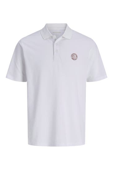 JACK & JONES Polo-Shirt 'JJallance' weiß