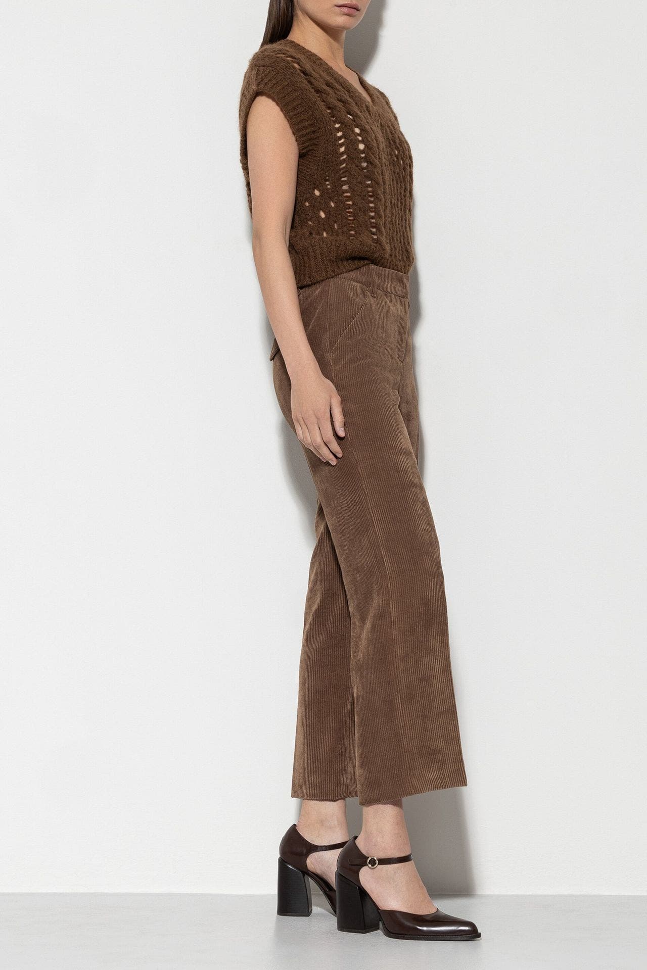 LUISA CERANO Stoffhose dunkelbraun, Bild 1
