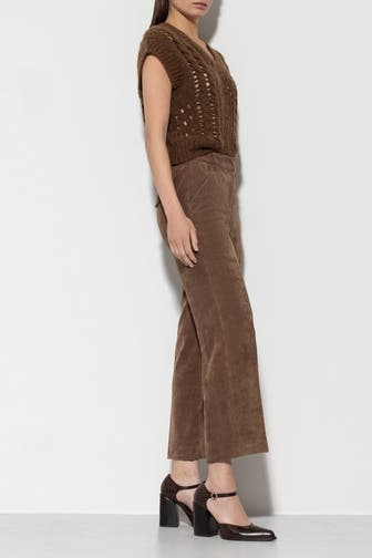 LUISA CERANO Stoffhose dunkelbraun