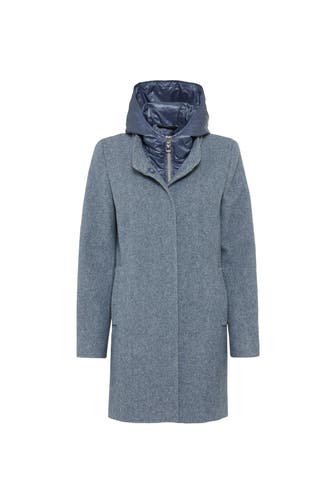 FUCHS SCHMITT Wollmix-Mantel azurblau
