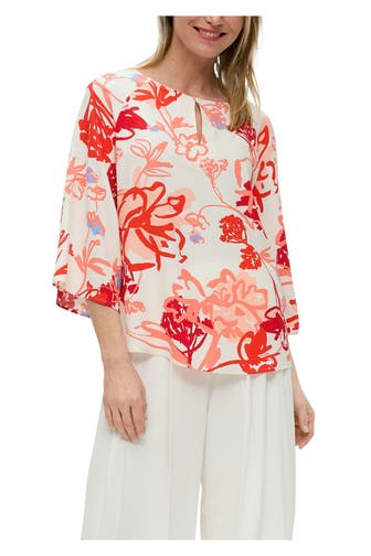 S.OLIVER BLACK LABEL Blusenshirt floral