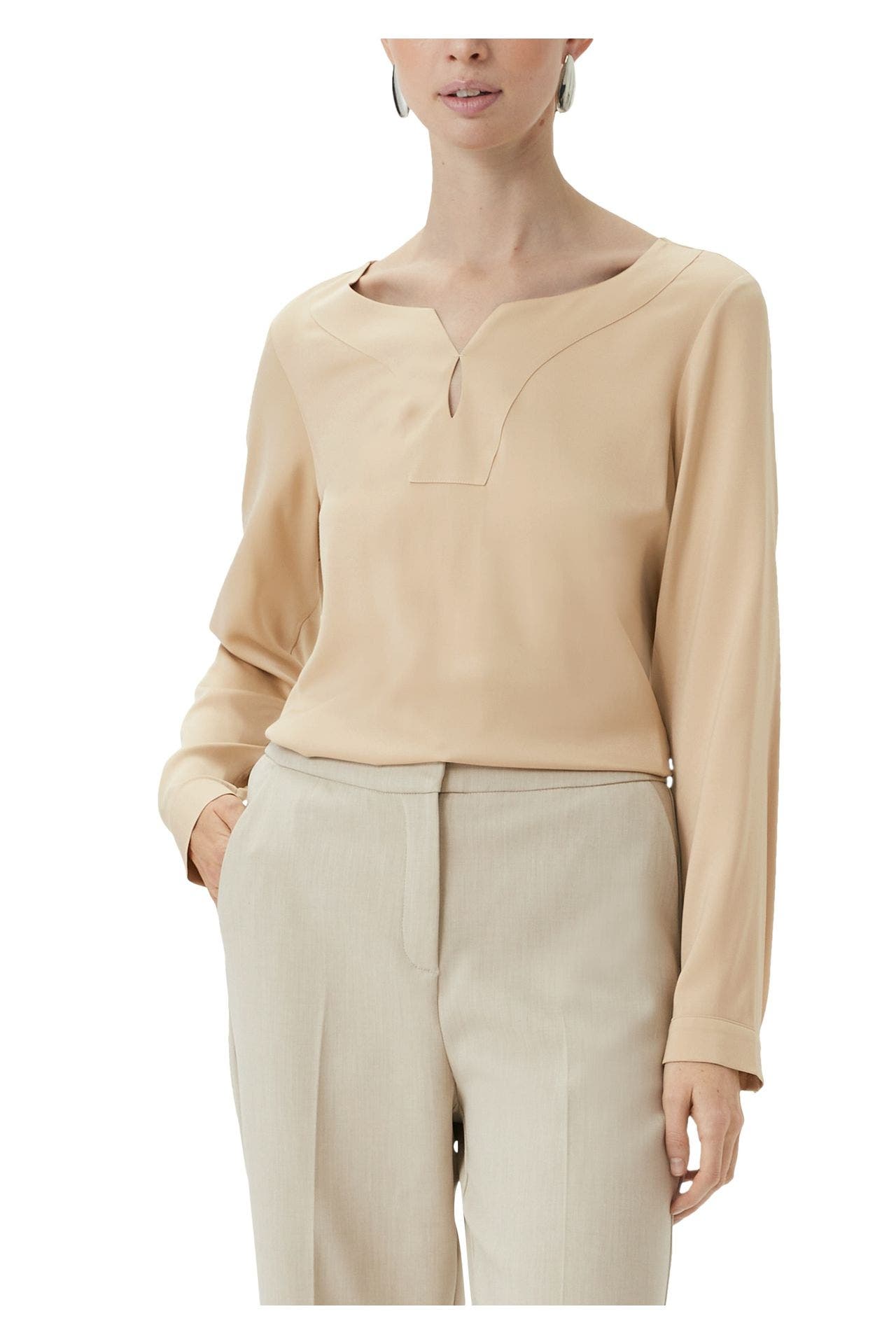 COMMA, Blusenshirt beige, Bild 1