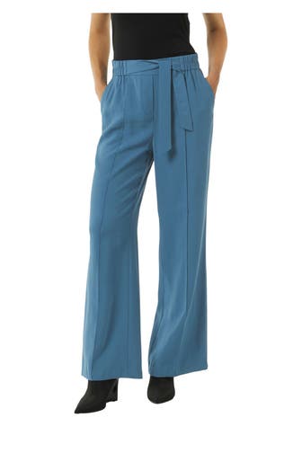 COMMA, Stoffhose azurblau