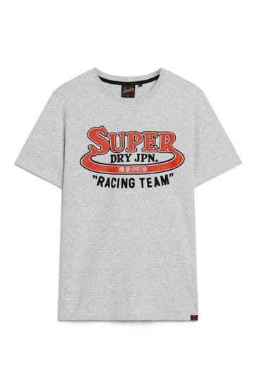 SUPERDRY T-Shirt 'Reworked' grau