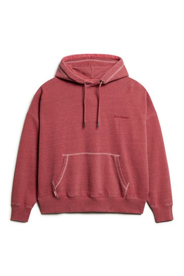 SUPERDRY Hoodie ziegelrot