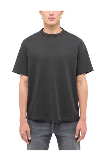 MUSTANG T-Shirt 'Akron' schwarz