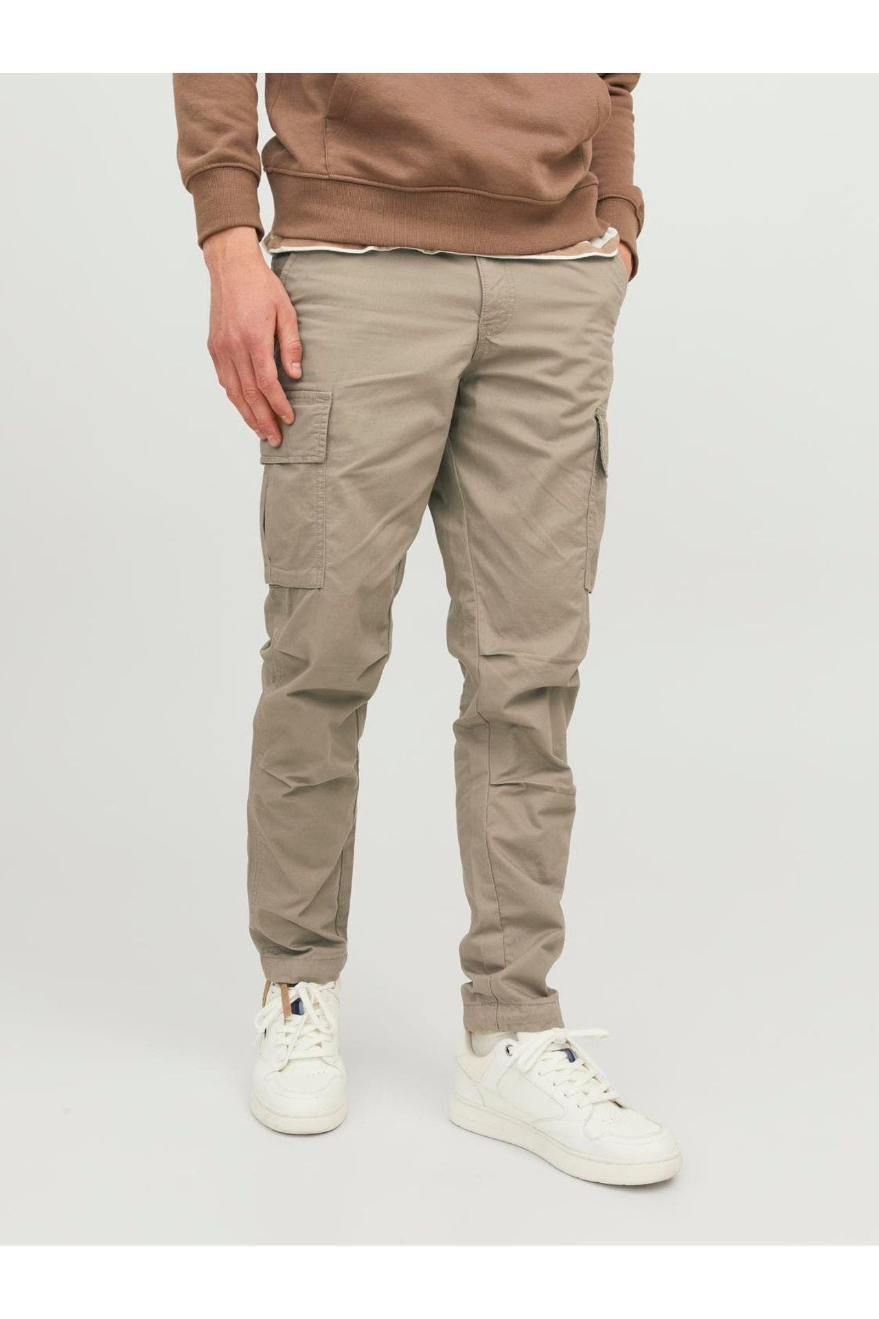 JACK & JONES Cargohose greige, Bild 1
