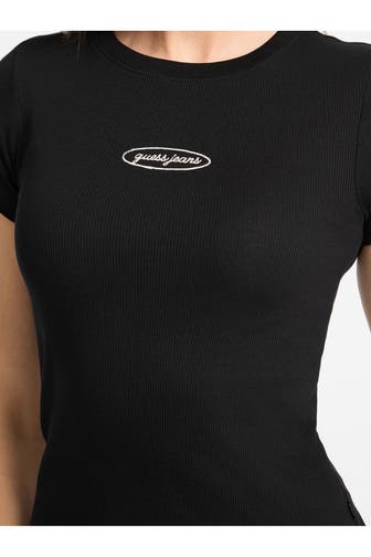 GUESS T-Shirt schwarz