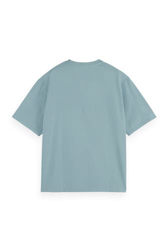 SCOTCH & SODA T-Shirt taubenblau