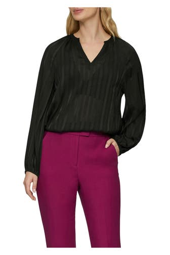 S.OLIVER BLACK LABEL Casual-Bluse schwarz