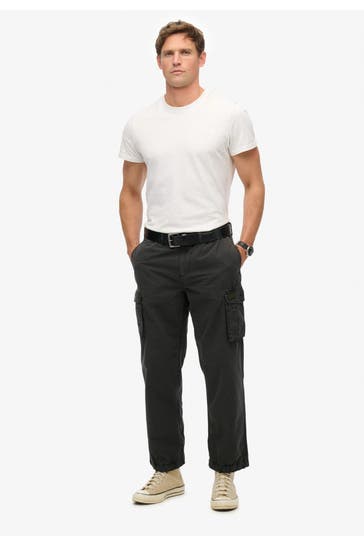 SUPERDRY Cargohose dunkelgrau