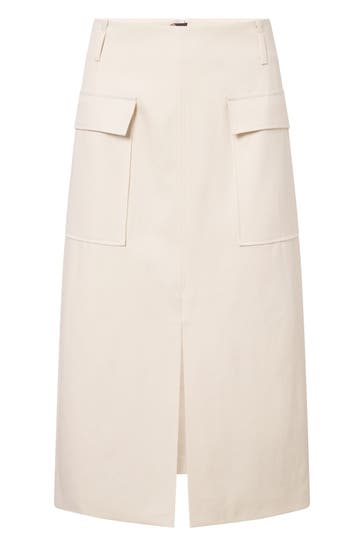 WINDSOR. Maxirock Bleistift-Rock offwhite