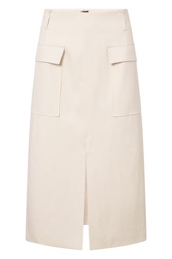 WINDSOR. Maxirock Bleistift-Rock offwhite