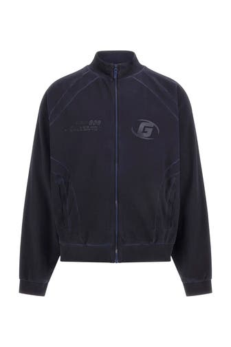 GUESS Sweatjacke 'Achille' dunkelblau