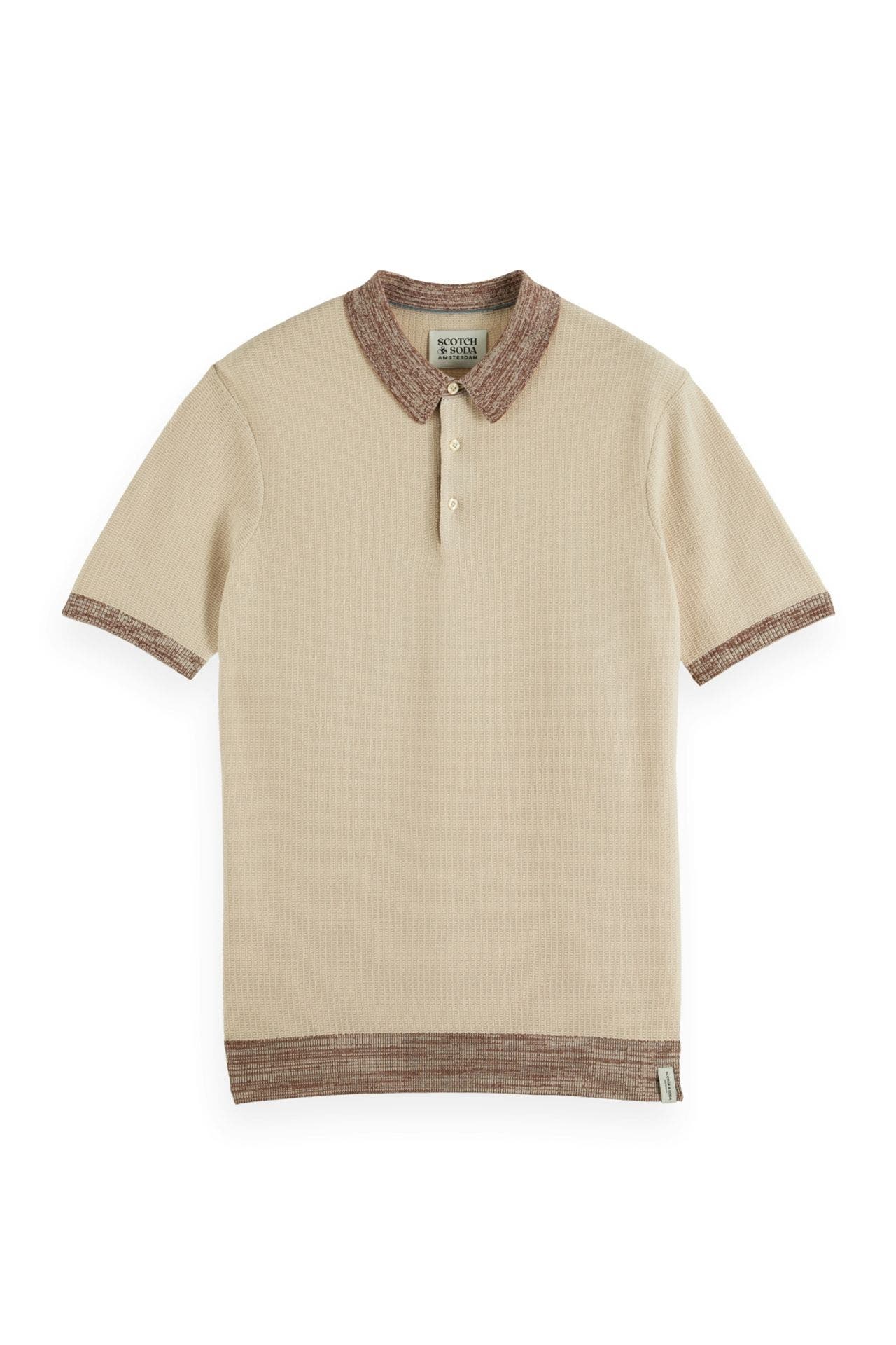 SCOTCH & SODA Strick-Polo zweifarbig, Bild 1