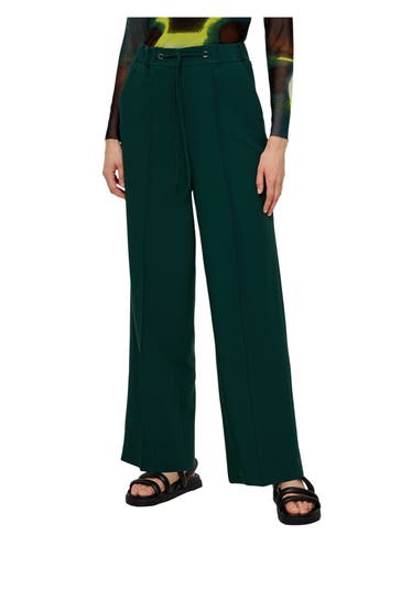 S.OLIVER BLACK LABEL Stoffhose dunkelgrün 