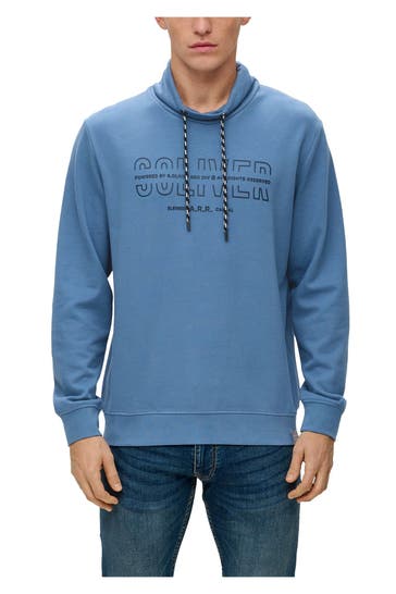 S.OLIVER Sweatshirt taubenblau