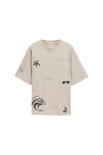 TOM TAILOR T-Shirt greige